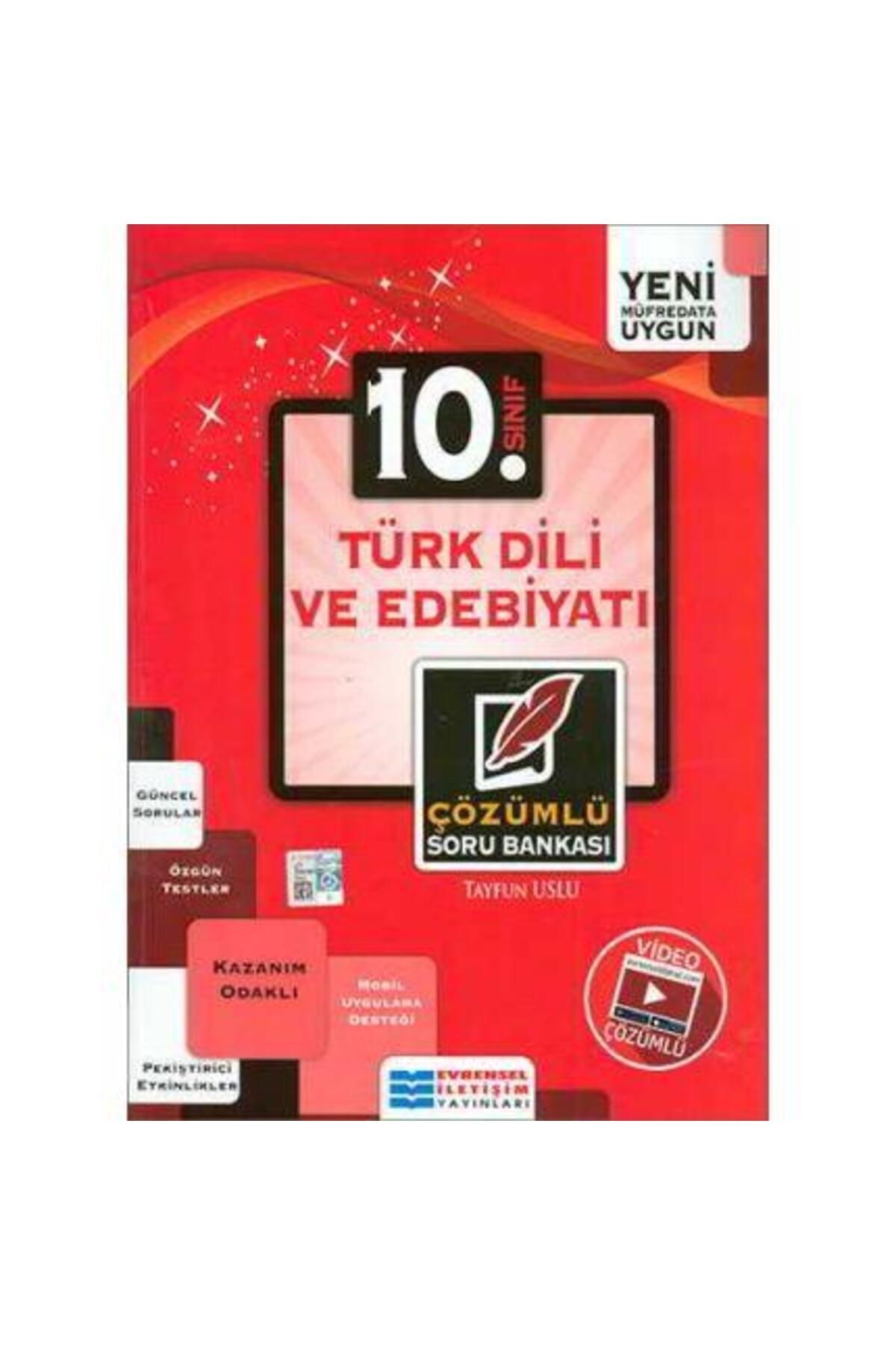 10.sınıf Türk Dili Ve Edebiyatı Soru Bankası - Evrensel Ilet