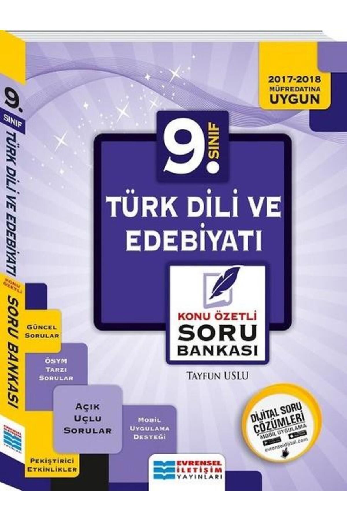9.sınıf Türk Dili Ve Edebiyatı Soru Bankası - Evrensel Iletişim Yayınları