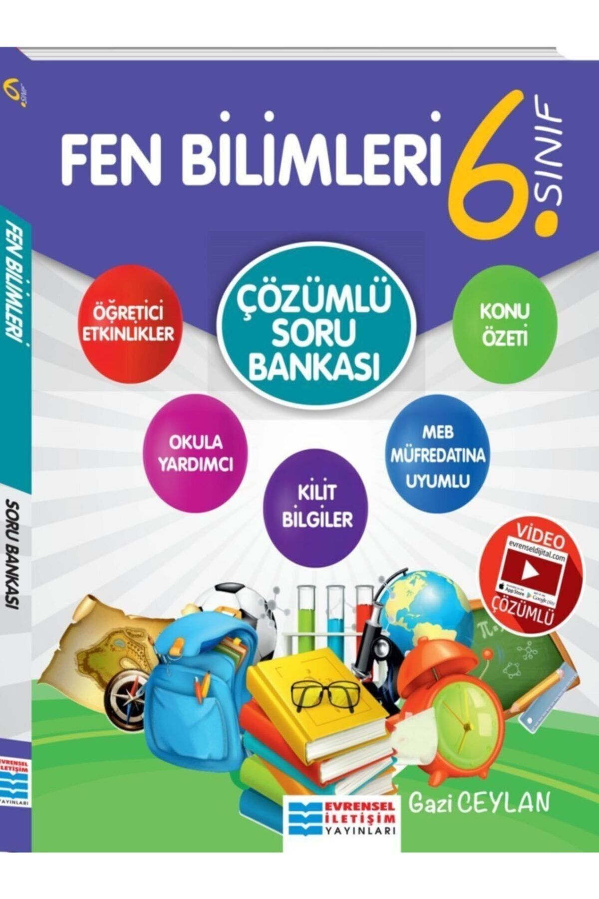 6.sınıf Fen Bilimleri Video Çözümlü Soru Bankası - Gazi Ceylan