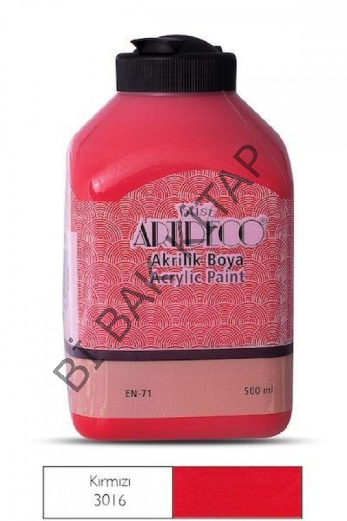 Akrilik Boya 500ml Kırmızı / 3016