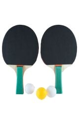 Pin-pon Set 2 Raket 3 Top Ve Çanta Ile Birlikte
