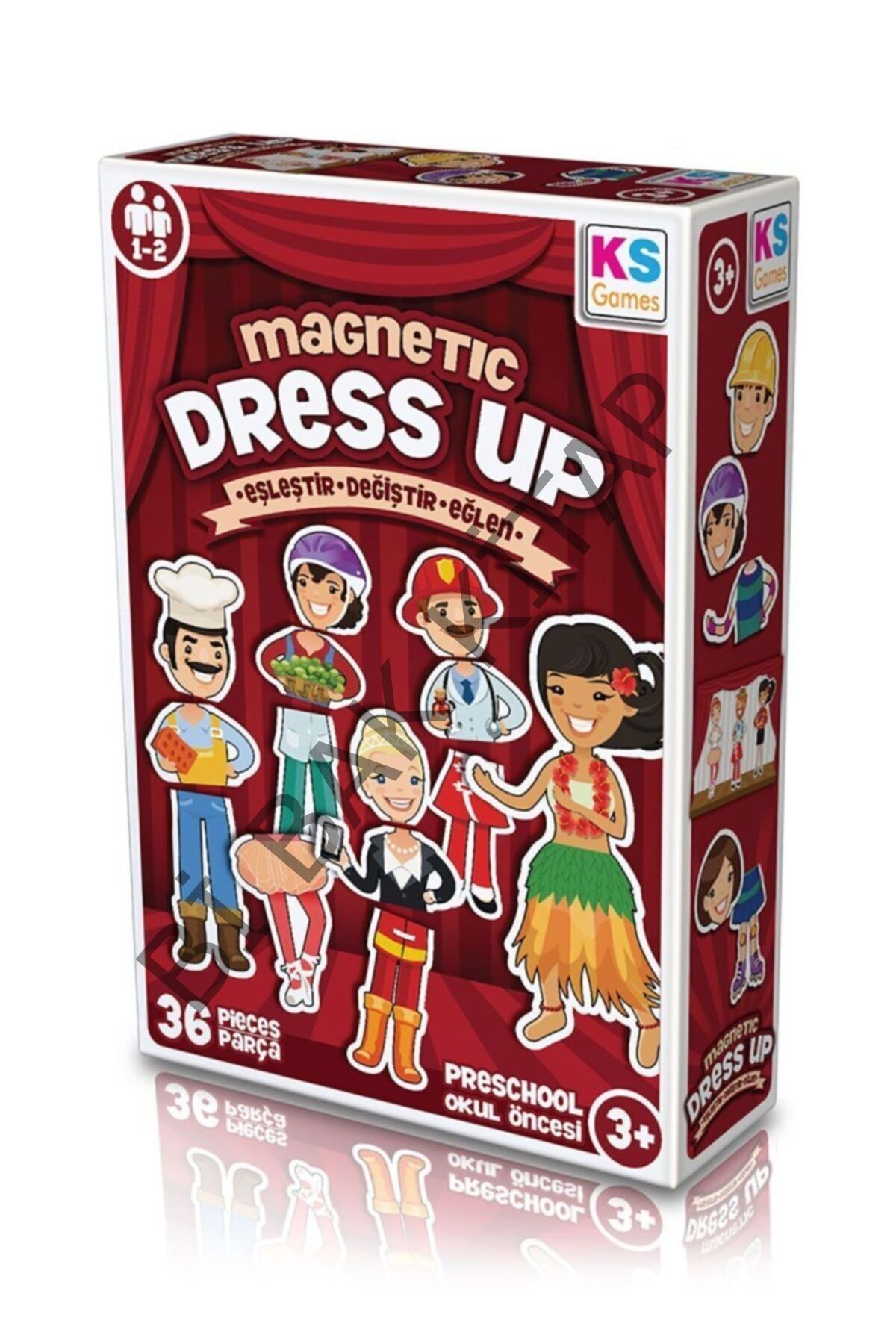 Magnetic Dress Up Eşleştir-değiştir 36 Parça 3+