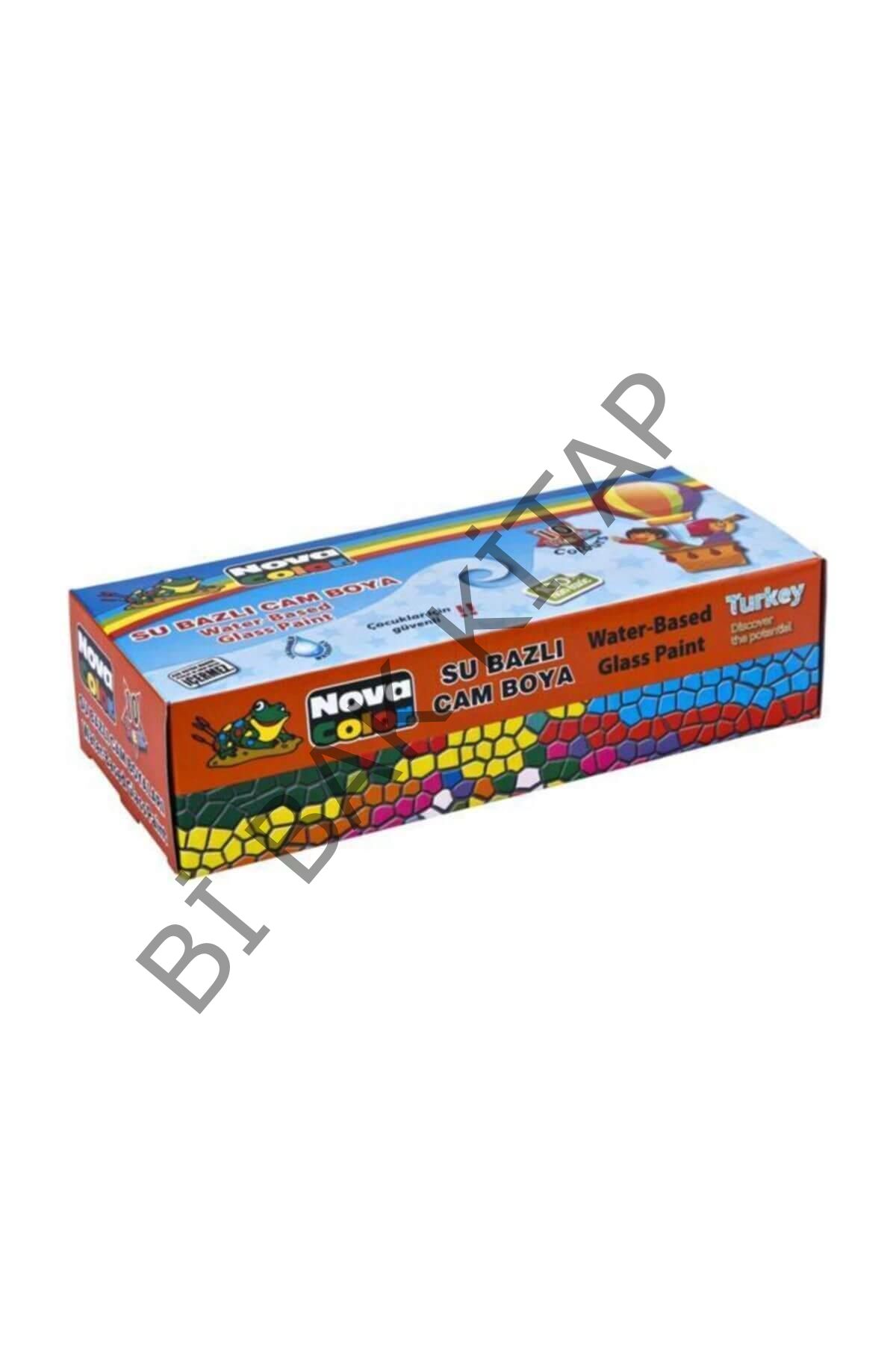 Öğrenci Tipi Cam Boyası Su Bazlı 30 Cc 10 Renk Nc-199
