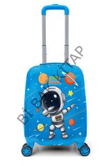 Kids Lacivert Mavi Astronot Çocuk Valizi 16751