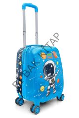 Kids Lacivert Mavi Astronot Çocuk Valizi 16751