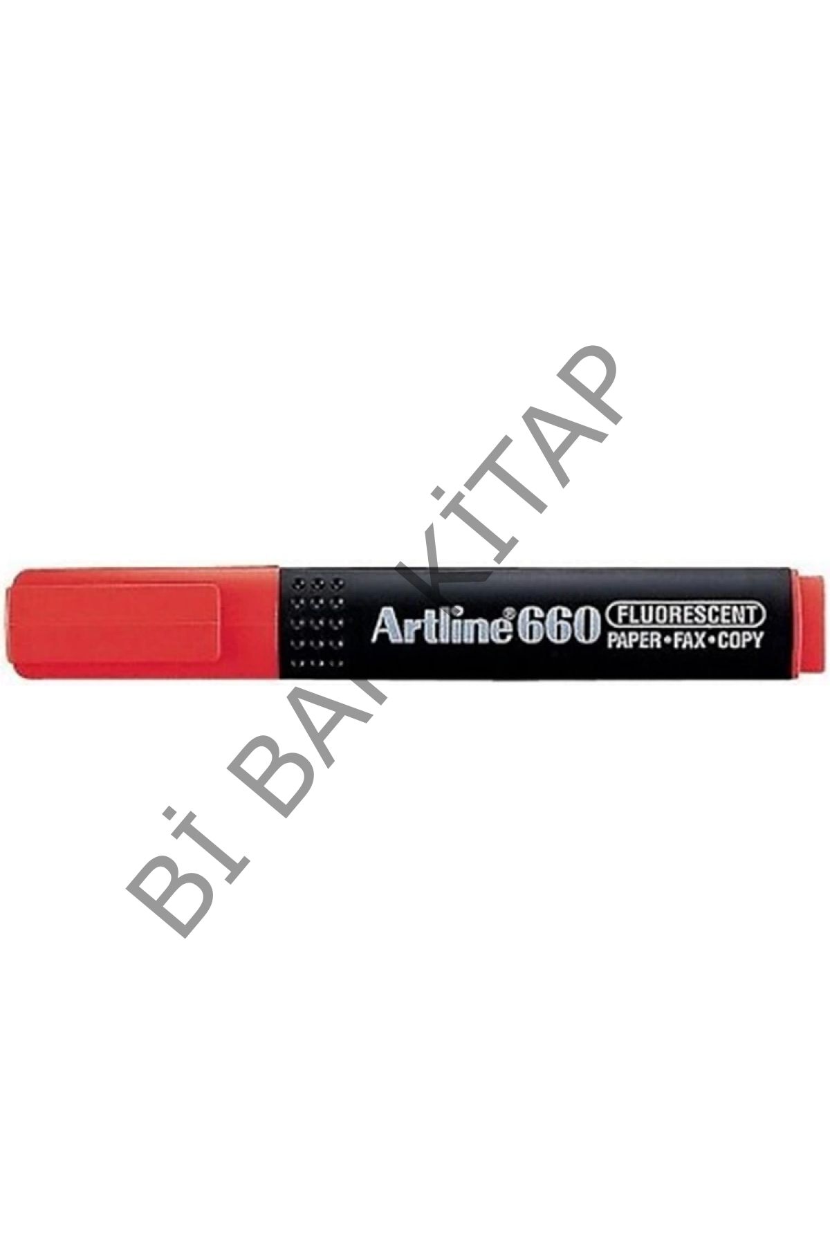 Ek- 660 Kesik Uç 1.0-4.0mm Hıghlıghter Fosforlu Kalem Floresan Red