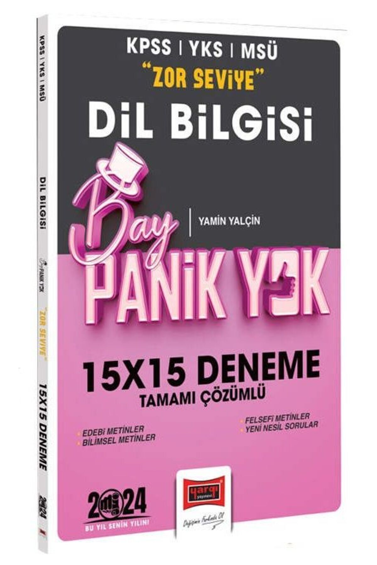 Yargı 2024 Kpss Yks Msü Dil Bilgisi Bay Panik Yok Zor Seviye 15x15 Deneme Çözümlü