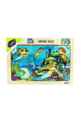 Ahşap Deniz Kızı Yapboz