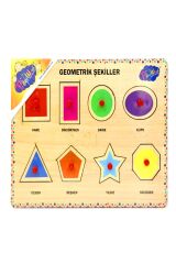 Ahşap Tutmalı Geometrik Şekiller FABBATOYS