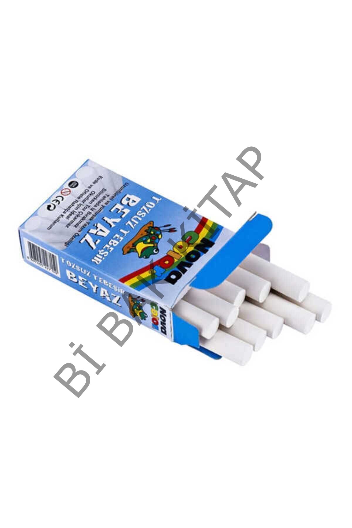 Tozsuz Beyaz Tebeşir 10lu (NC-4110)