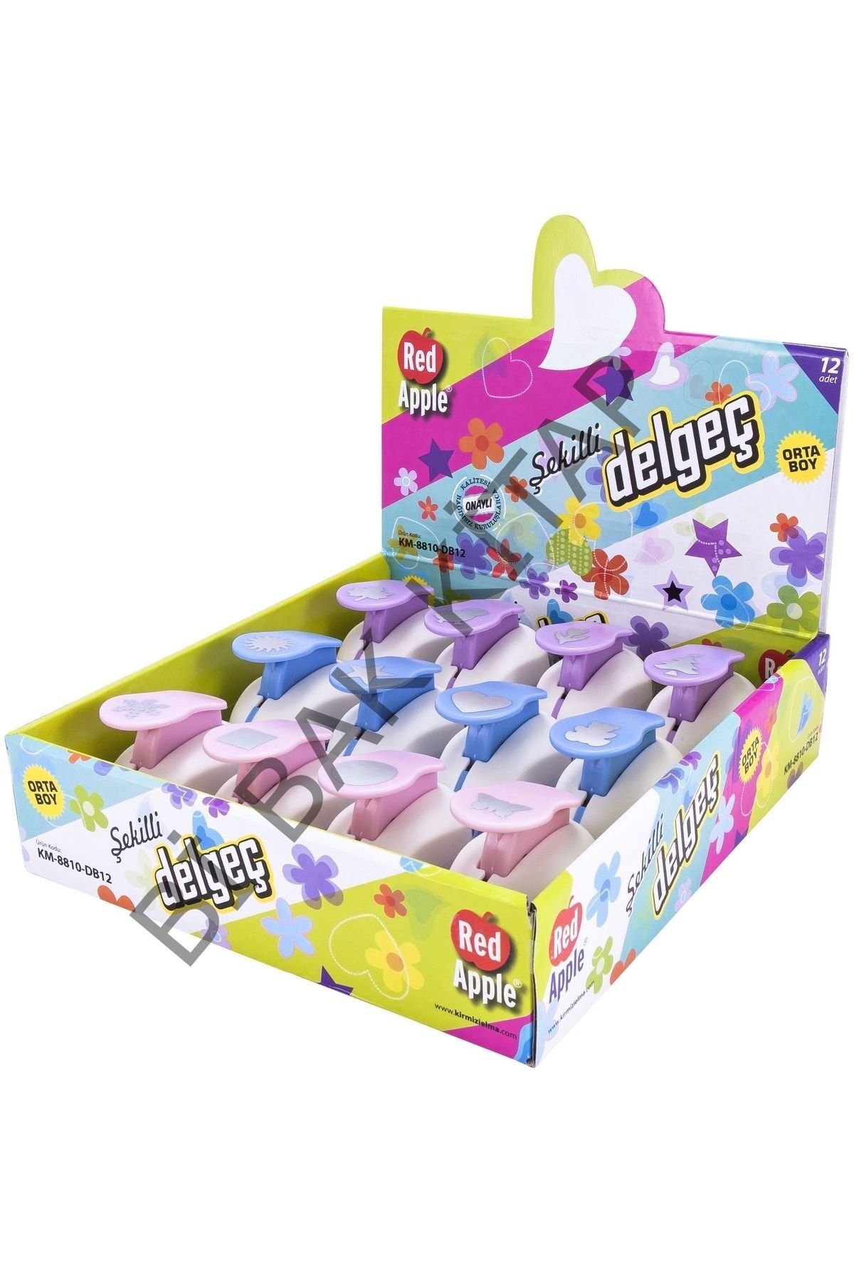 Şekilli Büyük Boy Delgeç 4 Cm