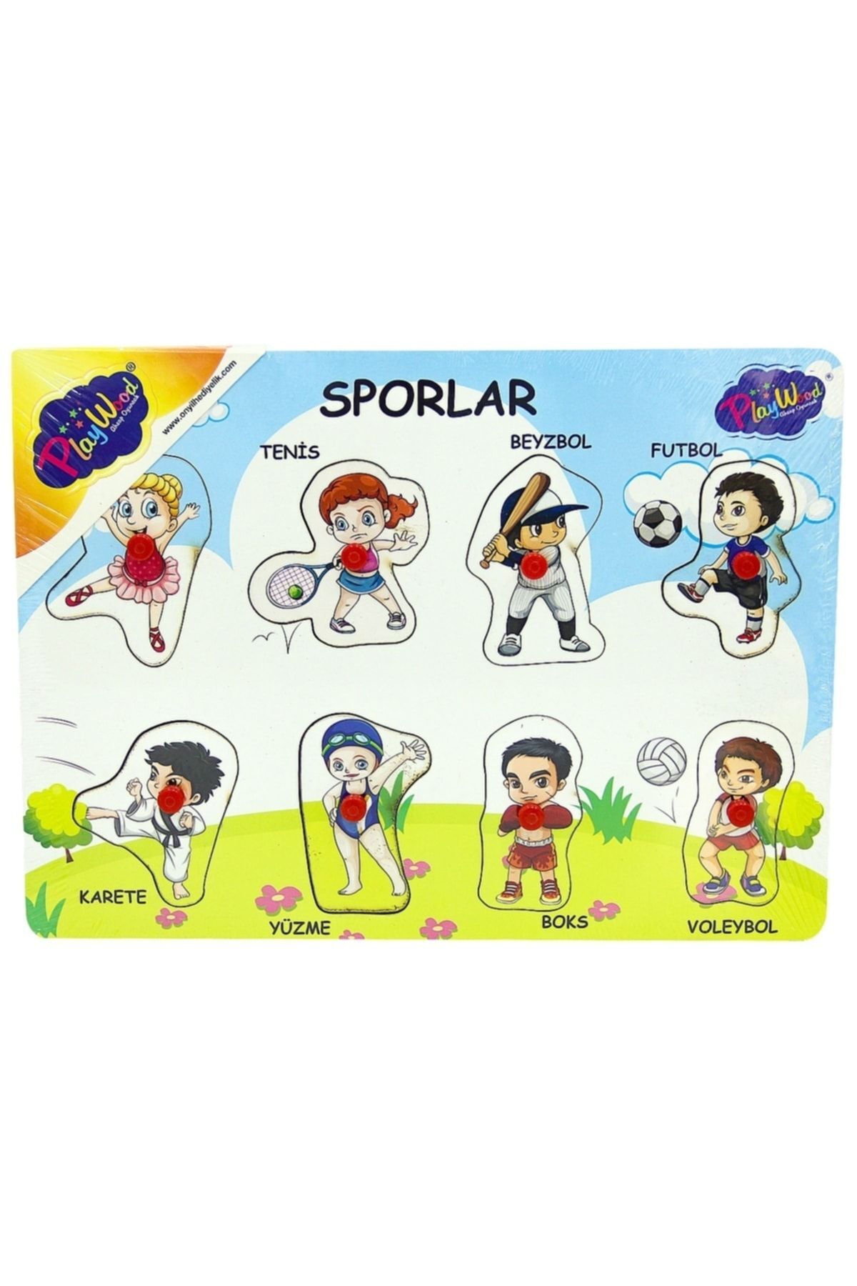 Lisinya193 Nessiworld Ahşap Tutmalı Sporlar Yapboz alithestereo