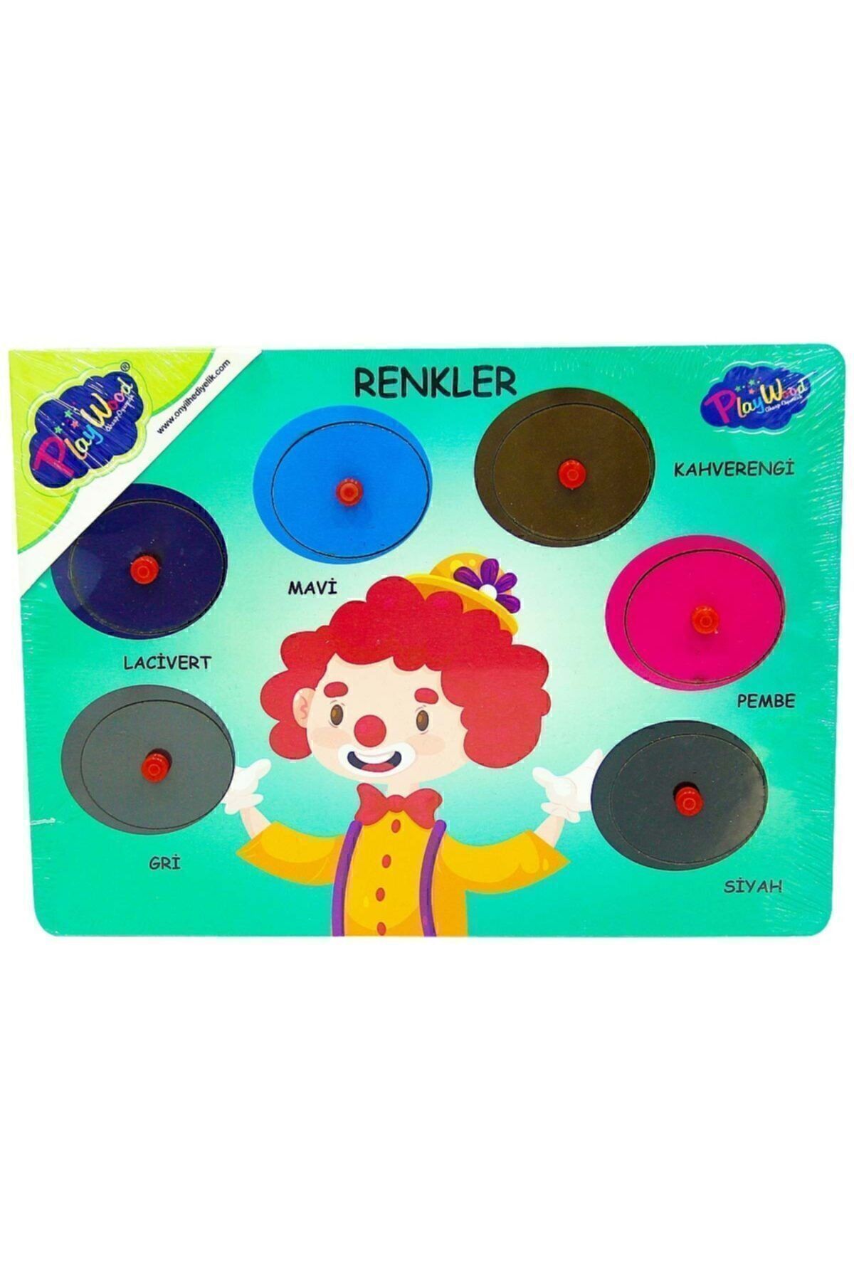 Ahşap Tutmalı Renkler Yapboz