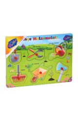 Ahşap Tutmalı Bahçe Malzemeleri Puzzle