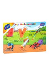 Ahşap Tutmalı Bahçe Malzemeleri Puzzle