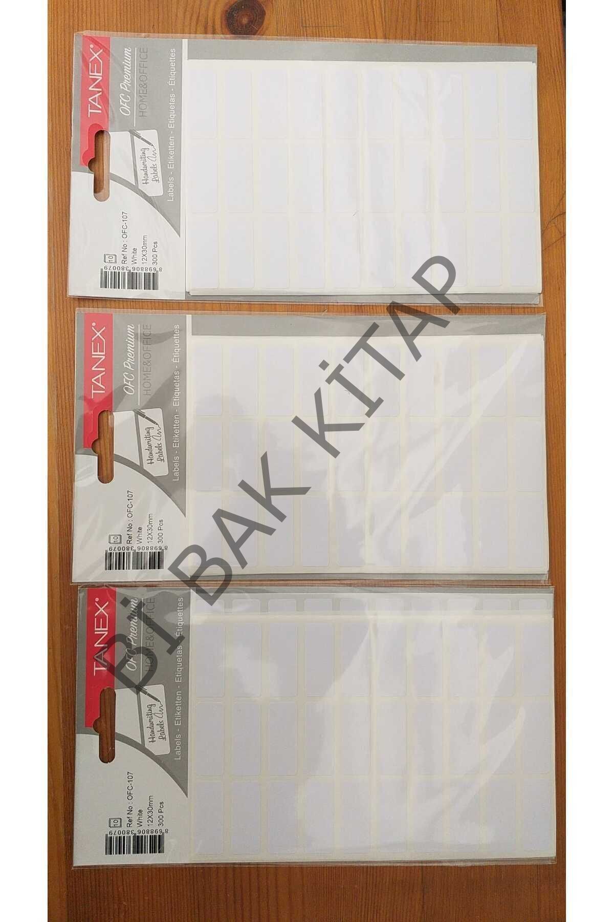 Ofc-107 Beyaz Ofis Etiketi 3'lü Paket