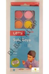 Lets 10312 12 Renk Sulu Boya