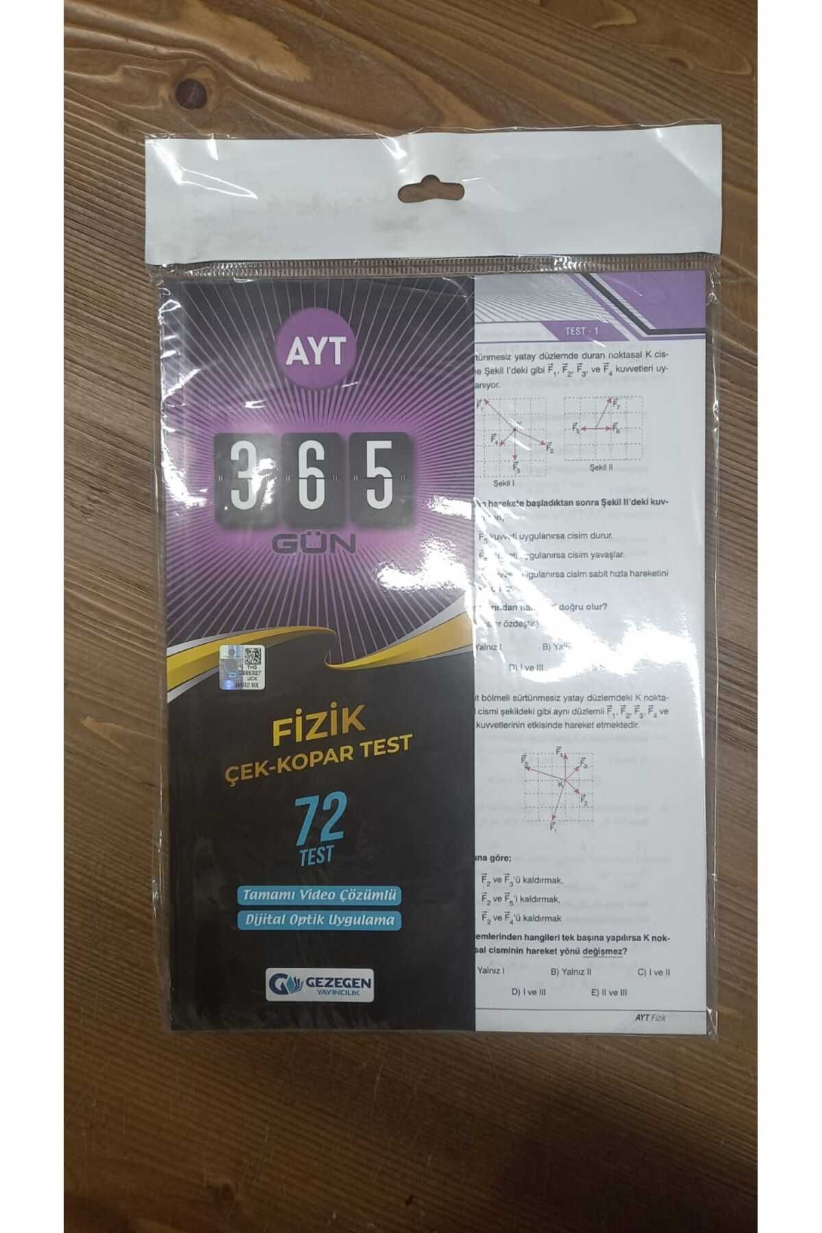 AYT FİZİK ÇEK KOPAR TEST