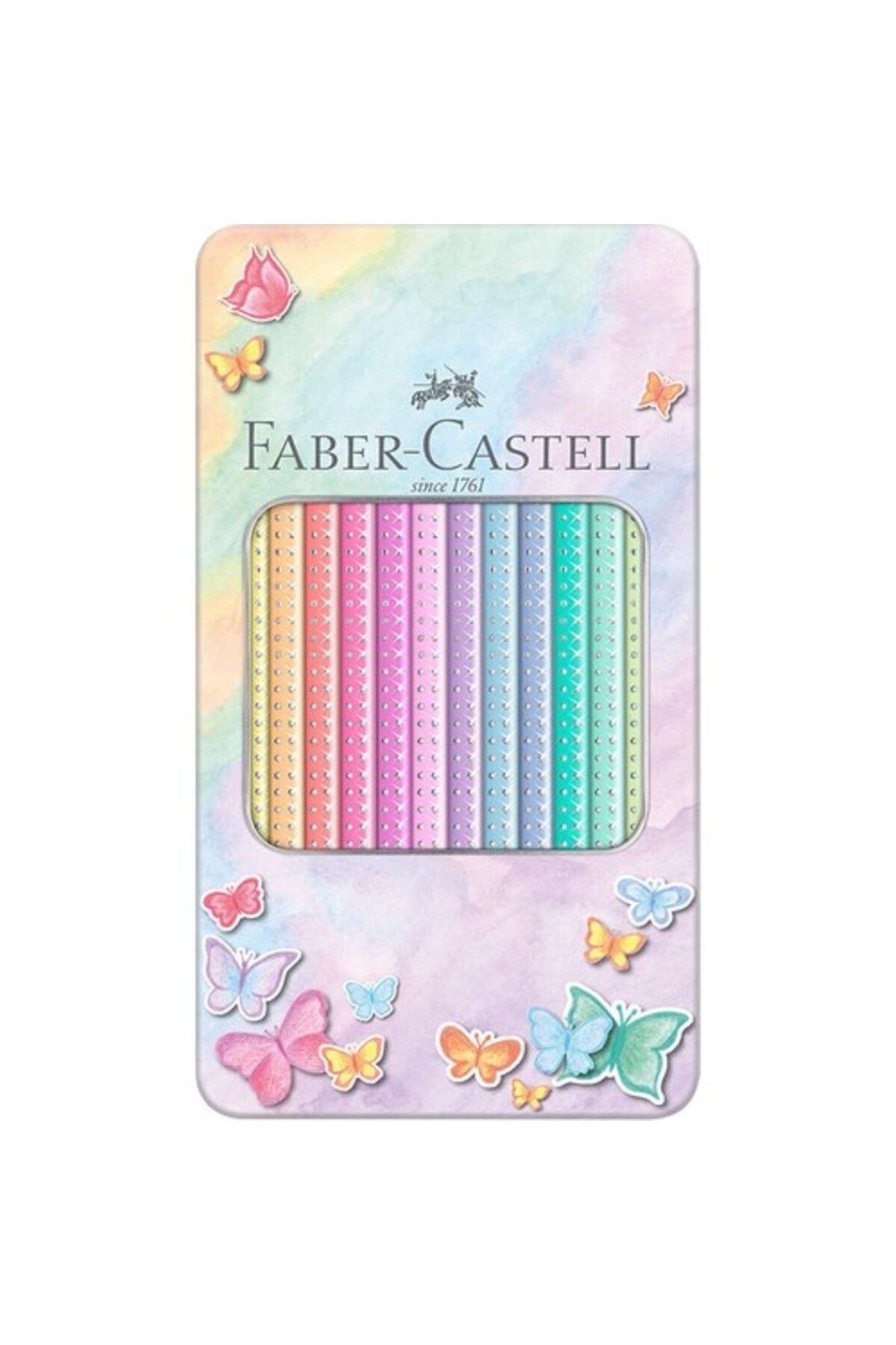 Faber-castell Parlak Pastel Renkli 12'li Boya Kalemi