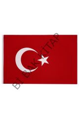 Türk Bayrağı 50x75 Cm Özel Alpaka Kumaş Bayrak (BKT-104)