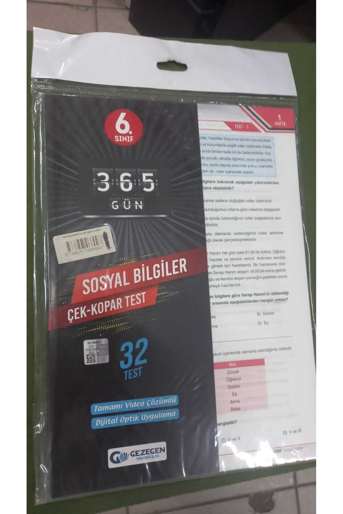 6. SINIF SISYAL BİLGİLER YAPRAK TEST