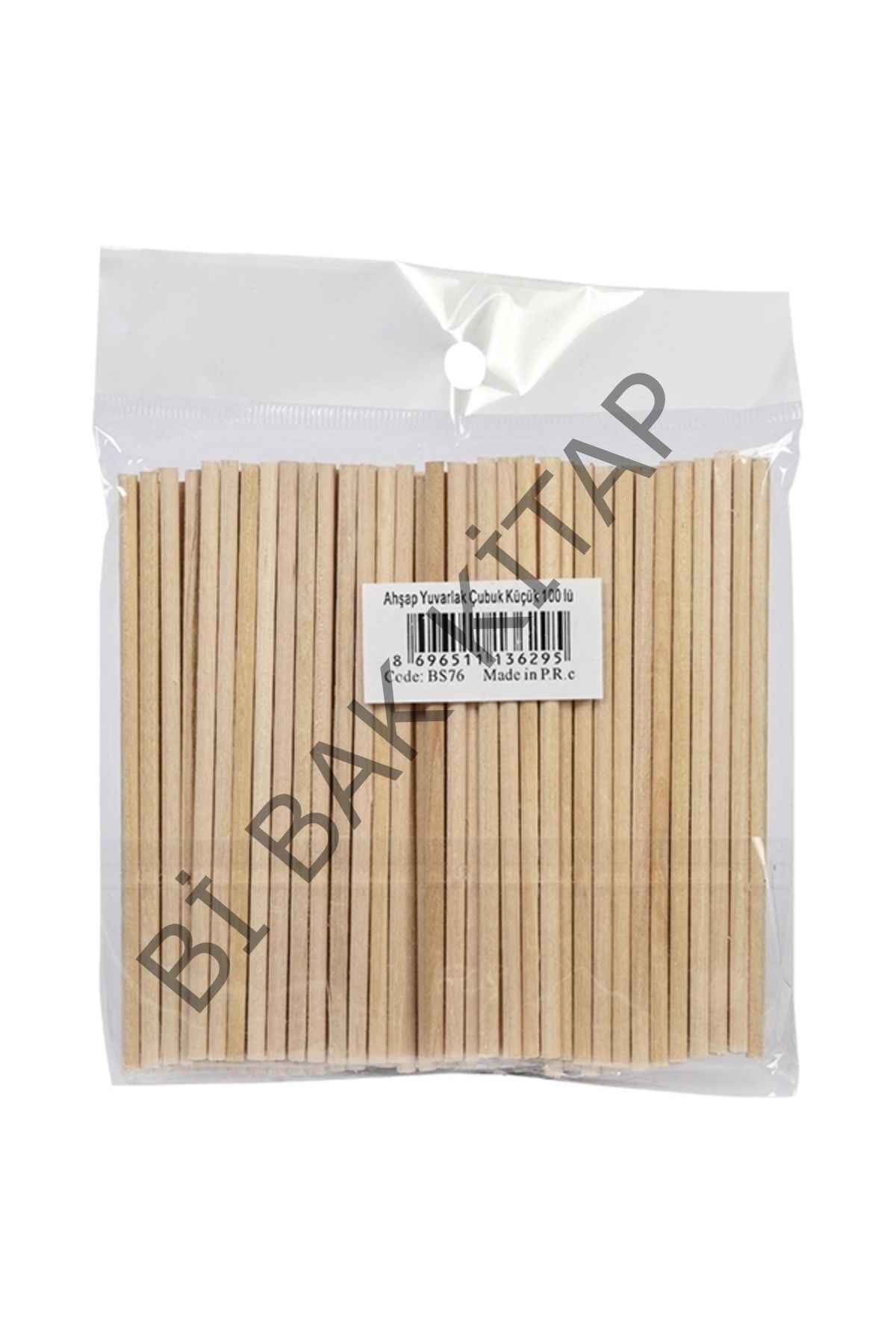 Dil Çubuğu Ahşap Yuvarlak Küçük 100 Lü Bs76