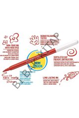 12'li Joy Süper Yıkanabilir Keçeli Boya Kalemi / 40614