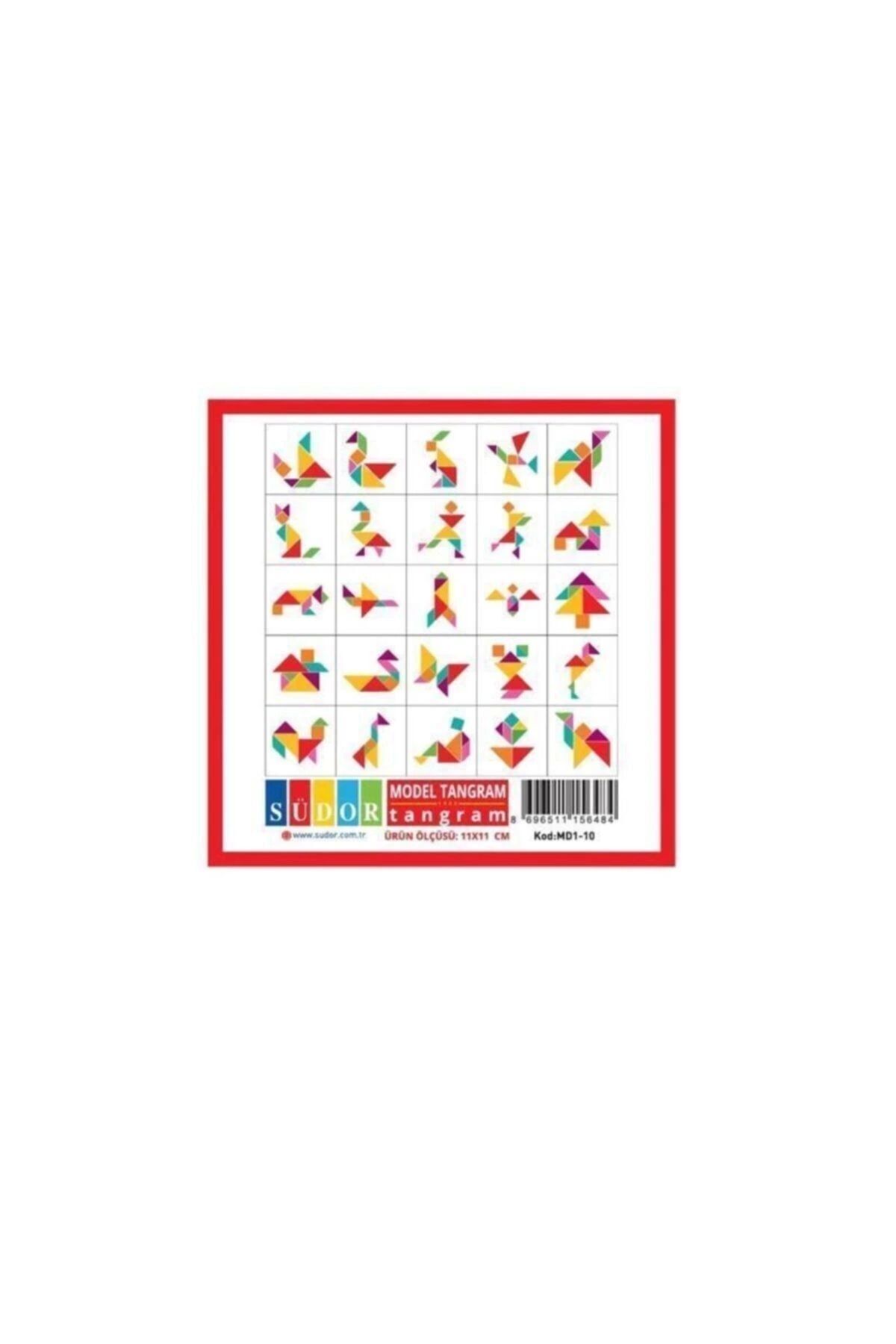 Ahşap Tangram Ürün Ölçüsü Kod: Md1-10