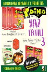 Damla Yayınları 3. Sınıf Dino Ile Yaz Tatil Kitabı (DENEME HEDİYELİ)
