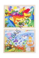 Ahşap Puzzle 40x30 Cm. 24 Parça