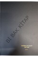 Üye Kayıt Defteri 80 Yaprak