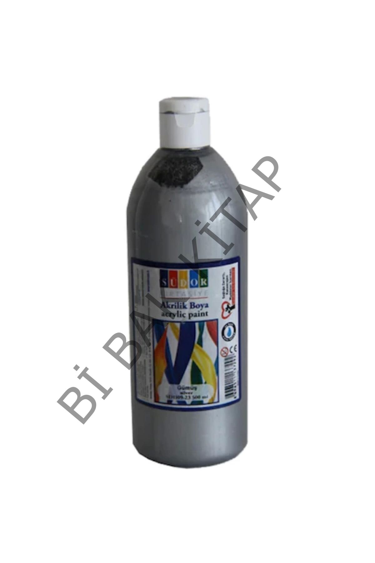 Akrilik Boya 500 ml Gümüş Sd1009-23