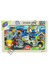 Ahşap İtfaiye Seti Puzzle