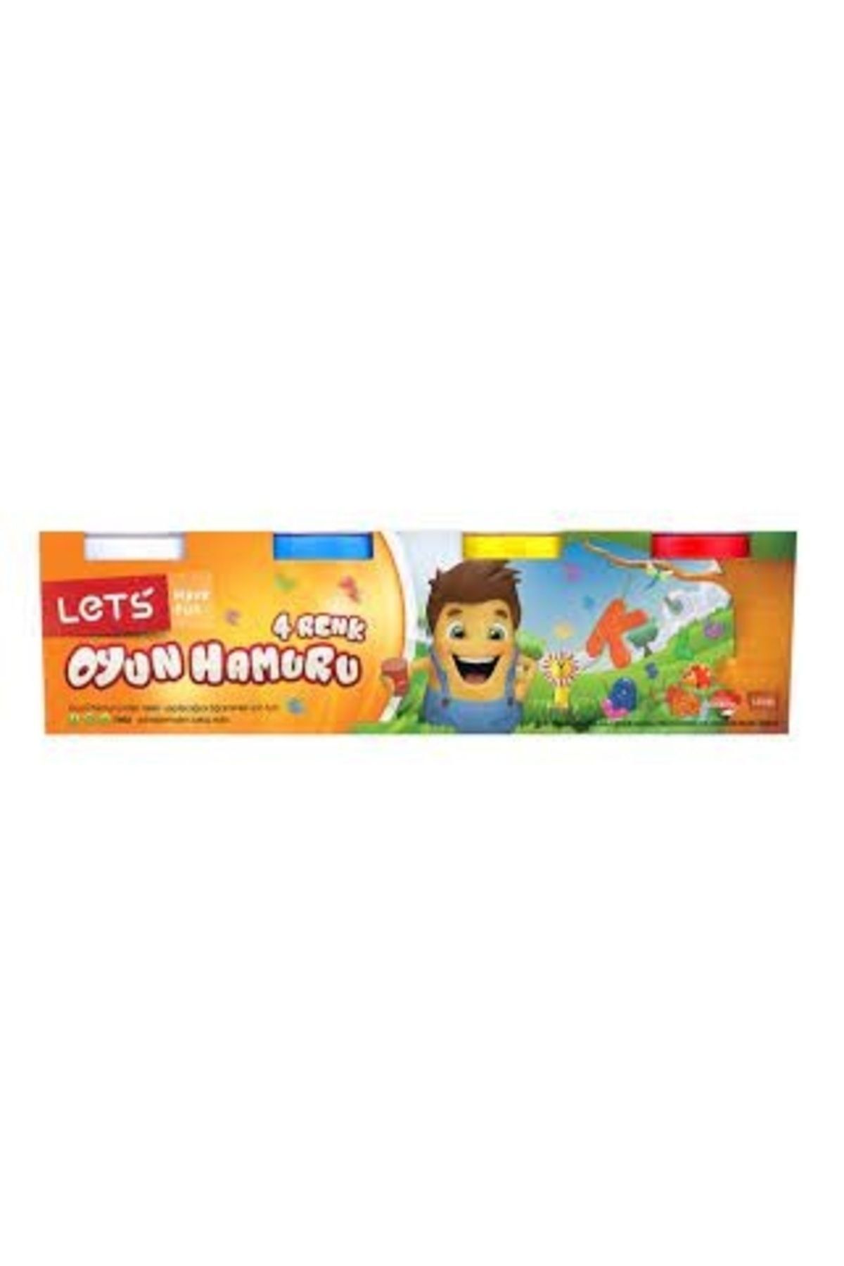 4 Renk Oyun Hamuru L8240 300 gr