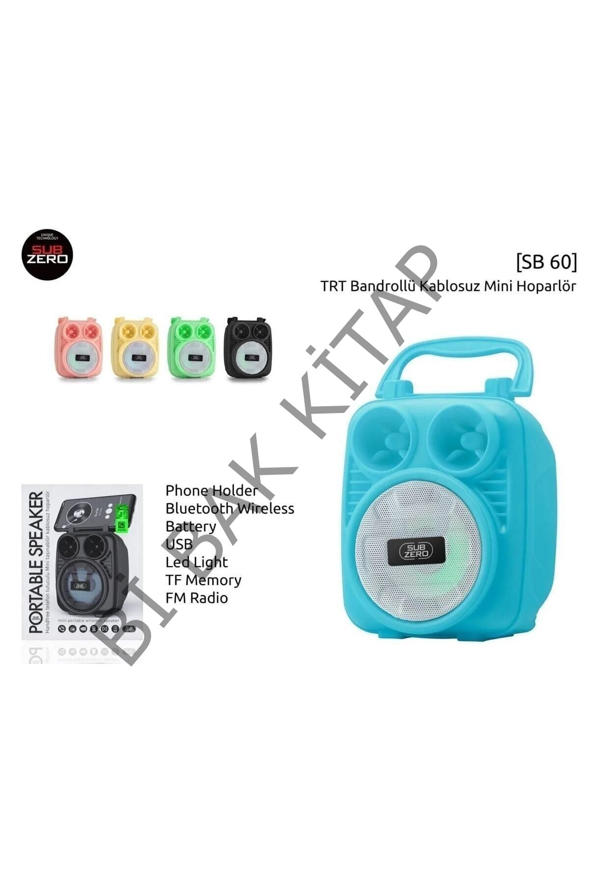 Portable Speaker Sb60 Bluetooth Hoparlör