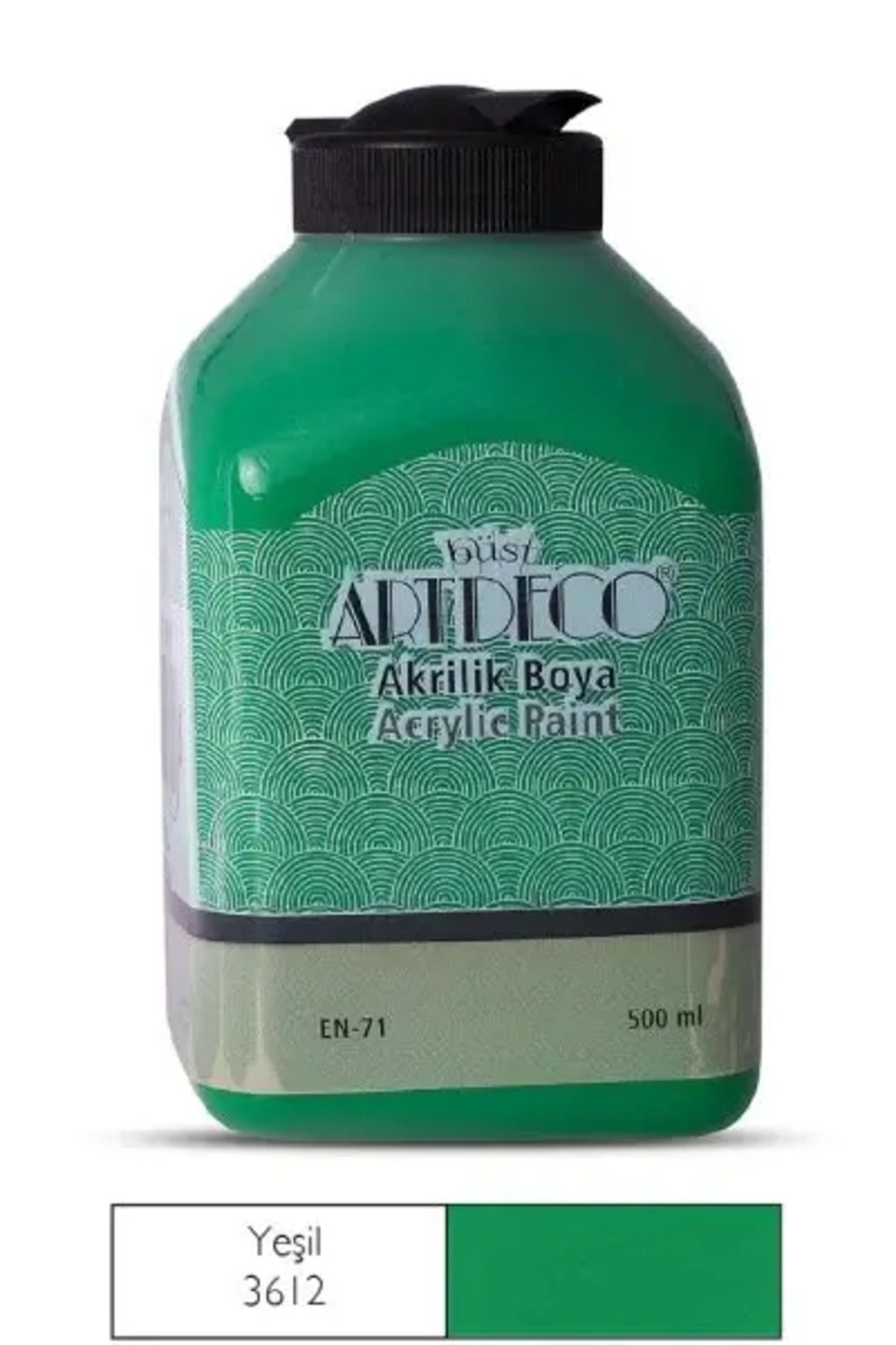 Akrilik Boya 500 Ml. Yeşil 070l-3612