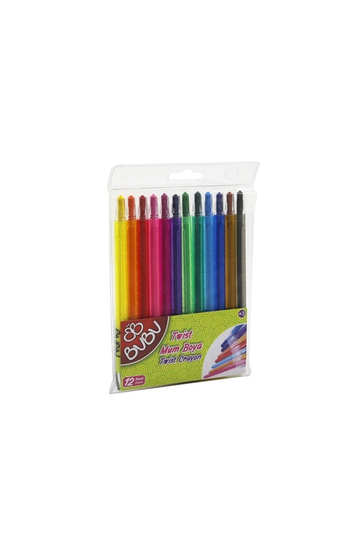 Bu-bu Twıst 12 Renk Mum Boya 00044