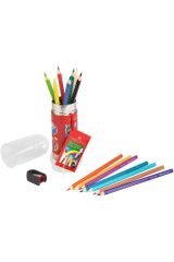 Faber 15 Renk Grıp Boya Kalemi Roket 11124570