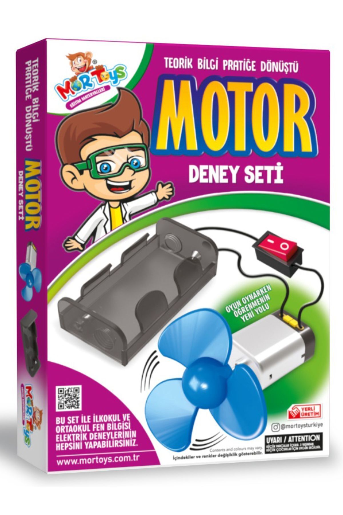 Motor Deney Seti, Eğitici Motor Devresi, Eğitici Deney Seti