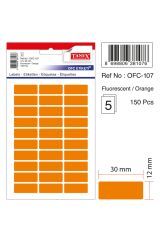 Ofc-107 Flo Turuncu Ofis Etiketi