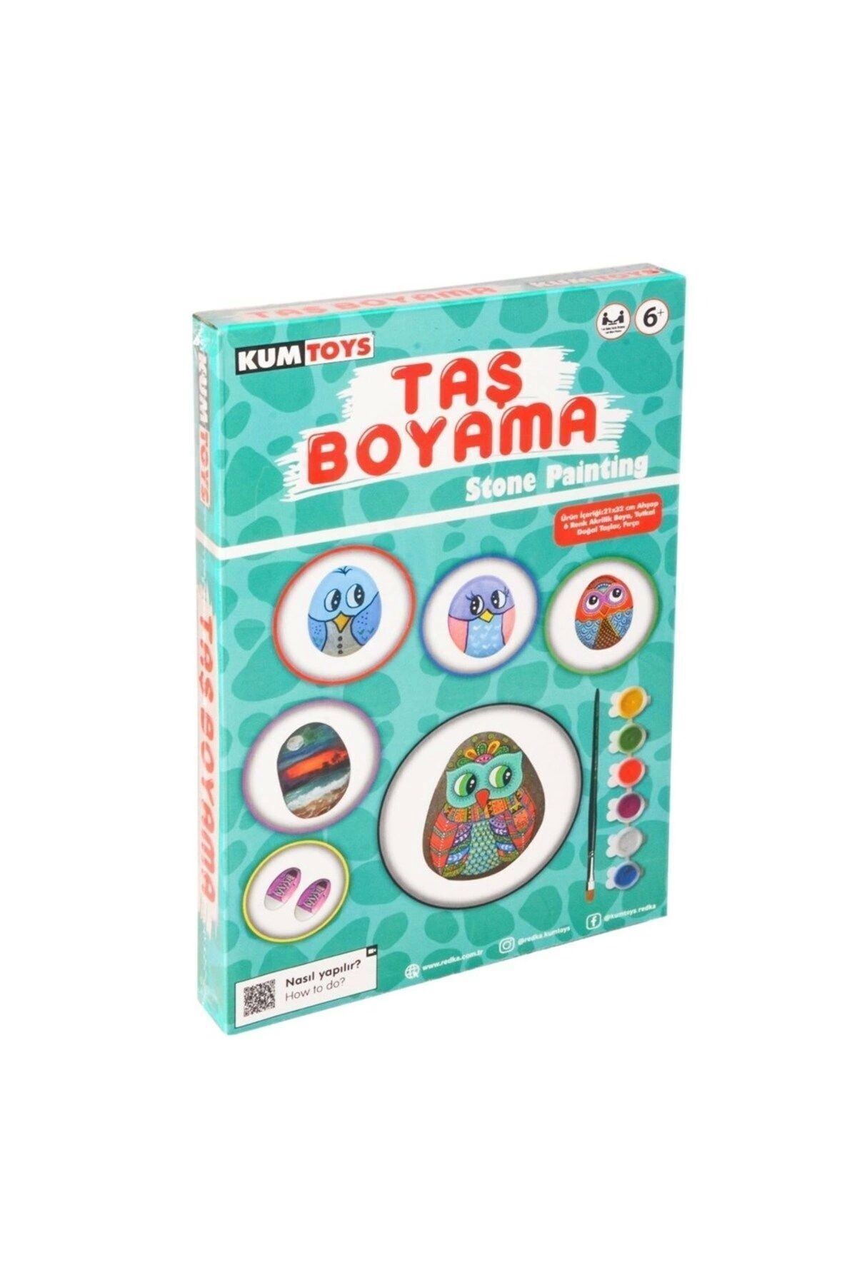 5307 Kumtoys Taş Boyama - Stone Painting / 6 Yaş