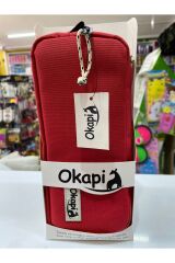 OKAPİ ÇİFT GÖZLÜ KALEM KUTUSU