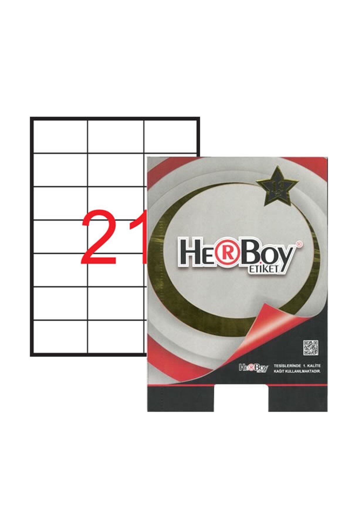Hb-1124 70mmx42,4mm Beyaz Lazer Etiket