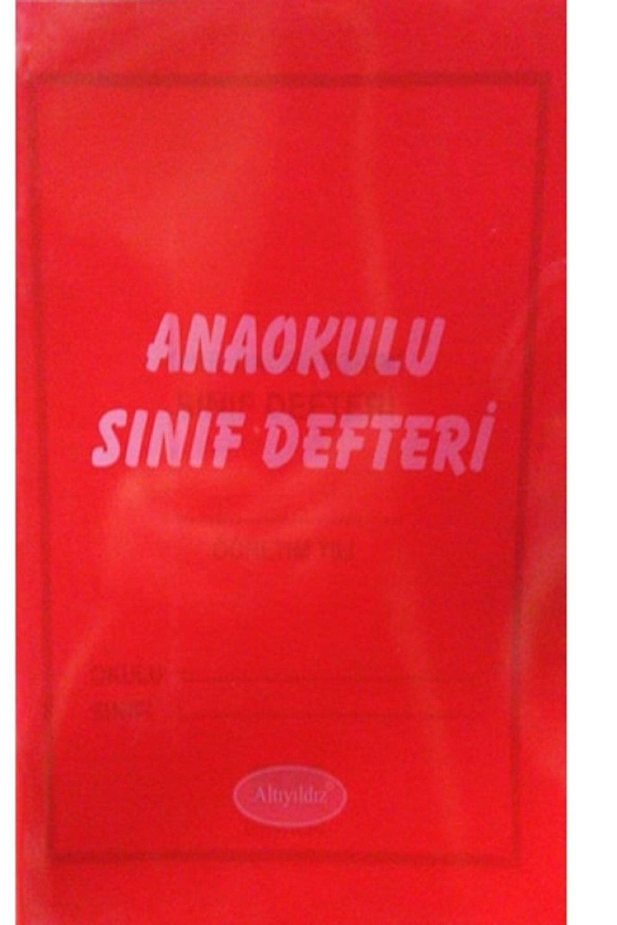 Anasınıfı Ders Defteri