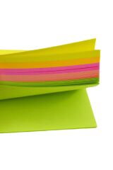 Memo Stick Notes 75x75 mm Küp Neon Yapışkanlı Not Kağıdı 100 Yaprak 12042
