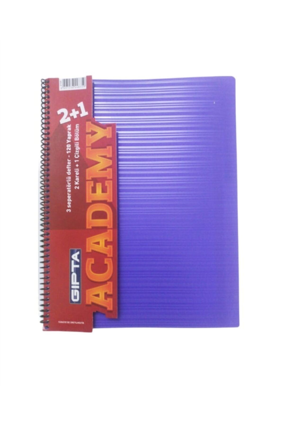 Academy 3 Seperatörlü 120 Yp. Defter. A4 Pp Kapak 2 Kareli 1 Çizgili. 1. Hamur