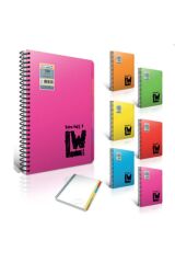 Lw Spiralli Pp Kapak Defter A-4 4+1 150 Yaprak Defter 3-2025000-2011