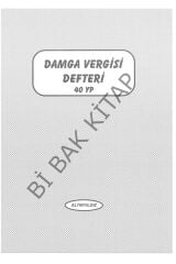 Altın Yıldız Damga Vergisi Defteri 40 Yaprak Karton Kapak