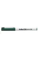 210 Keçe Uçlu Kalem 0.6mm Medium Liner Koyu Yeşil