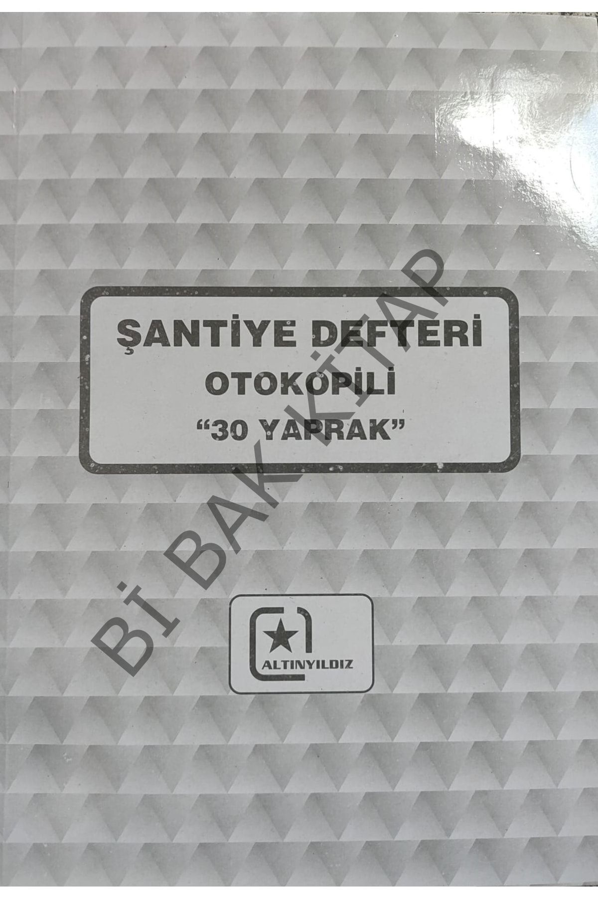 Şantiye Defteri Otokopili 30 Yaprak